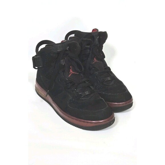 2008 Nike Air Jordan Force Infared (AJF 6) Fusion Black 343064-062 Size 8.5 - Picture 1 of 14